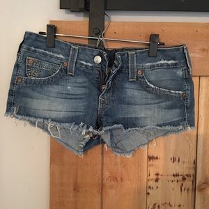 True Religion jean shorts